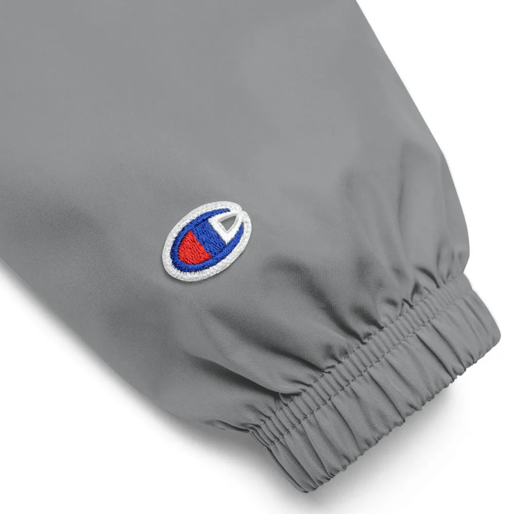 Created Equal Embroidered Champion Packable Jacket