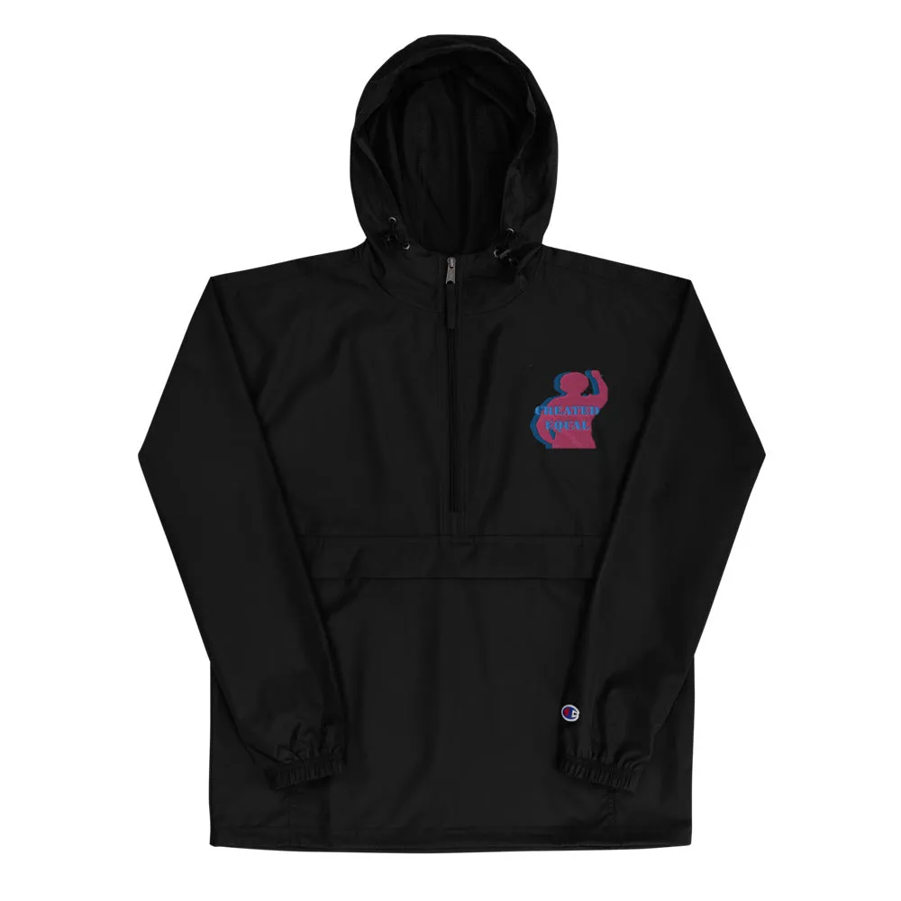 Created Equal Embroidered Champion Packable Jacket