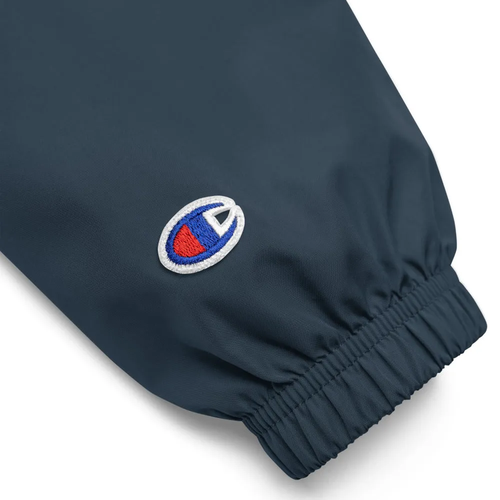 Created Equal Embroidered Champion Packable Jacket