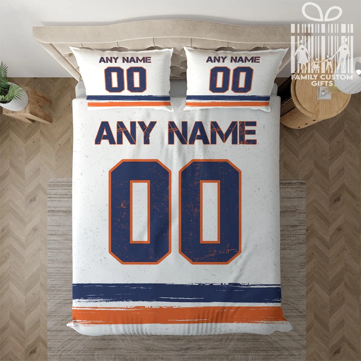 Custom Quilt Sets New York Jersey Personalized Ice hockey Premium Quilt Bedding for Men Women