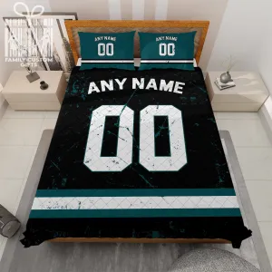 Custom Quilt Sets Philadelphia Jersey Personalized Football Premium Quilt Bedding for Men Women