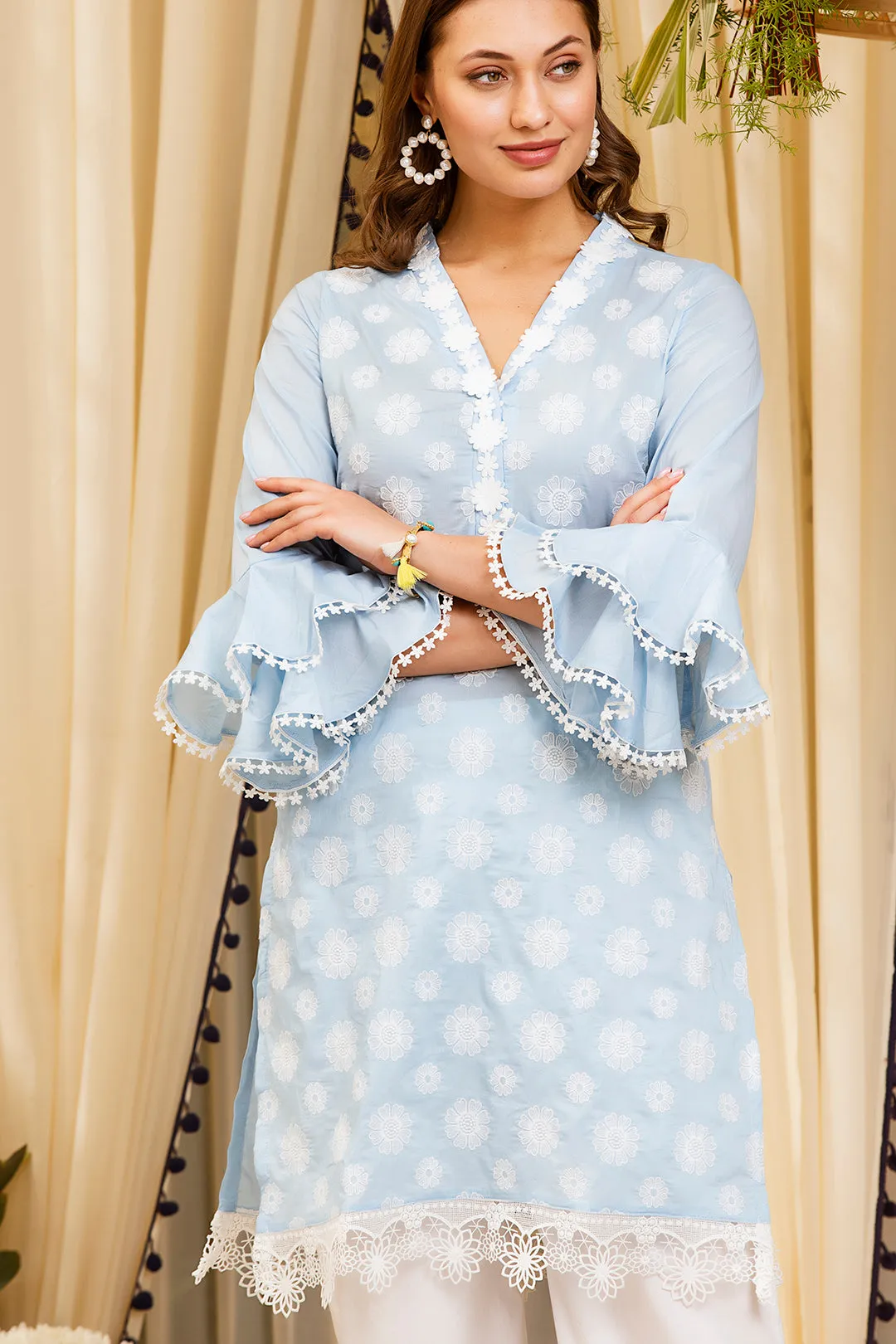 Daffodil Kurta LIGHT BLUE