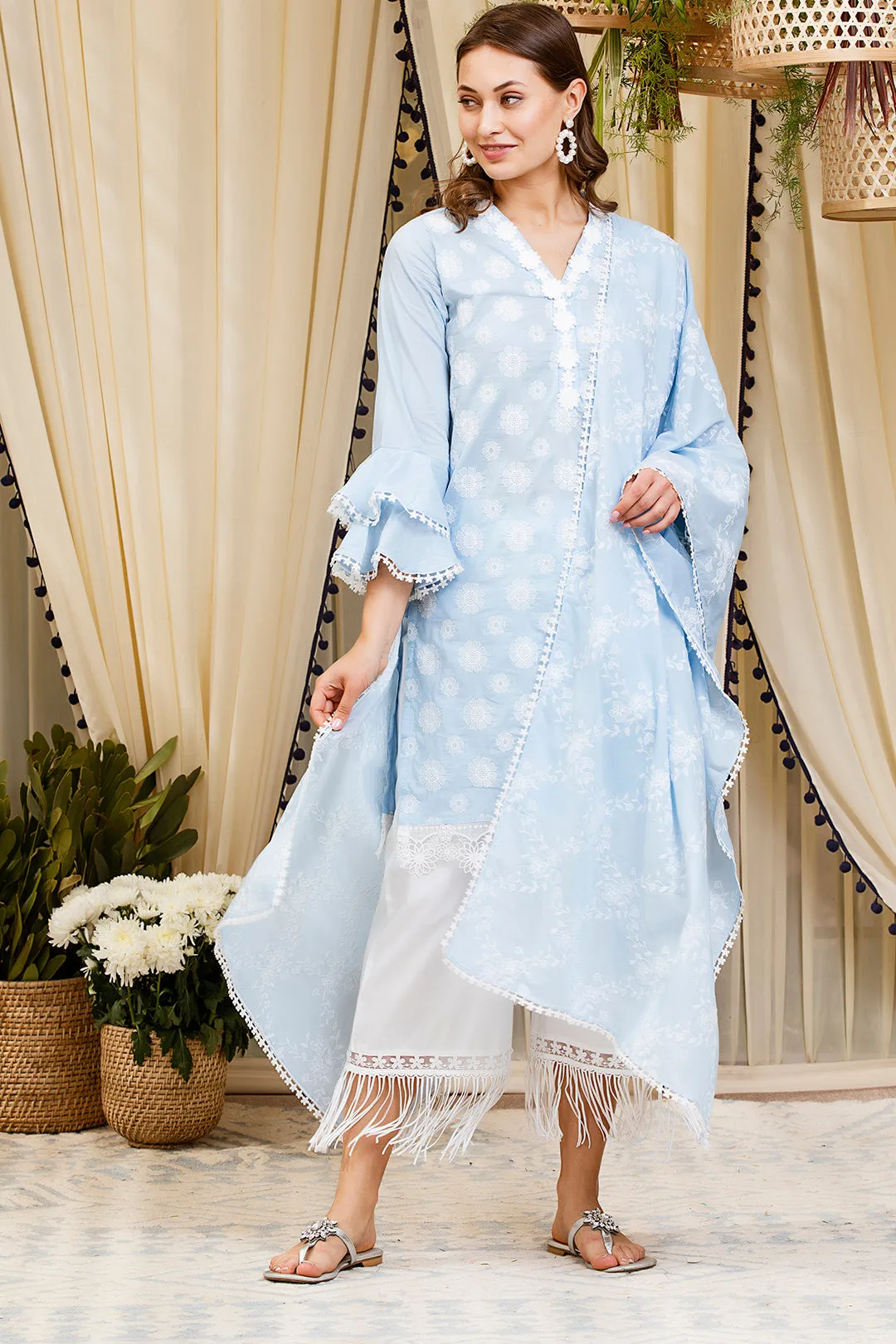 Daffodil Kurta LIGHT BLUE