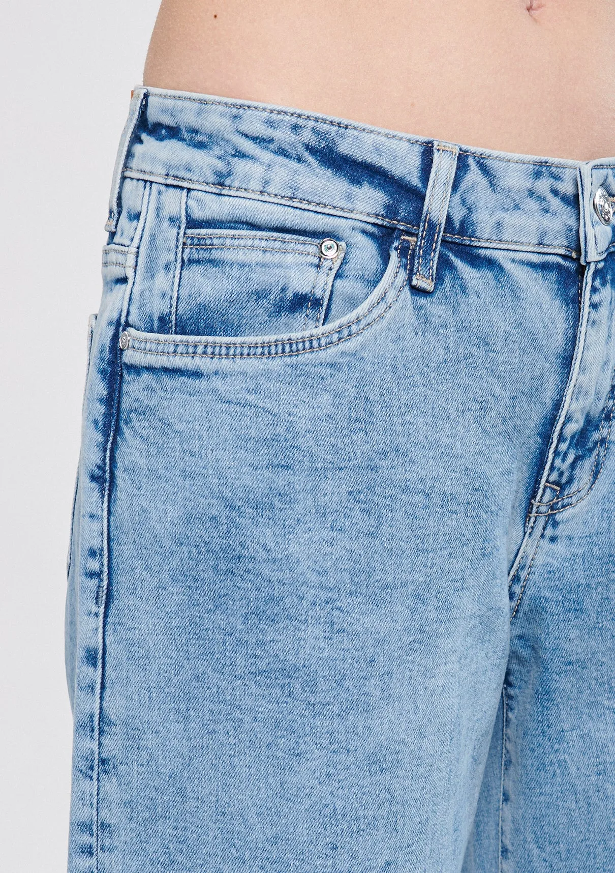 Deli Dolu Light Blue Everyday Vintage Jean Pants