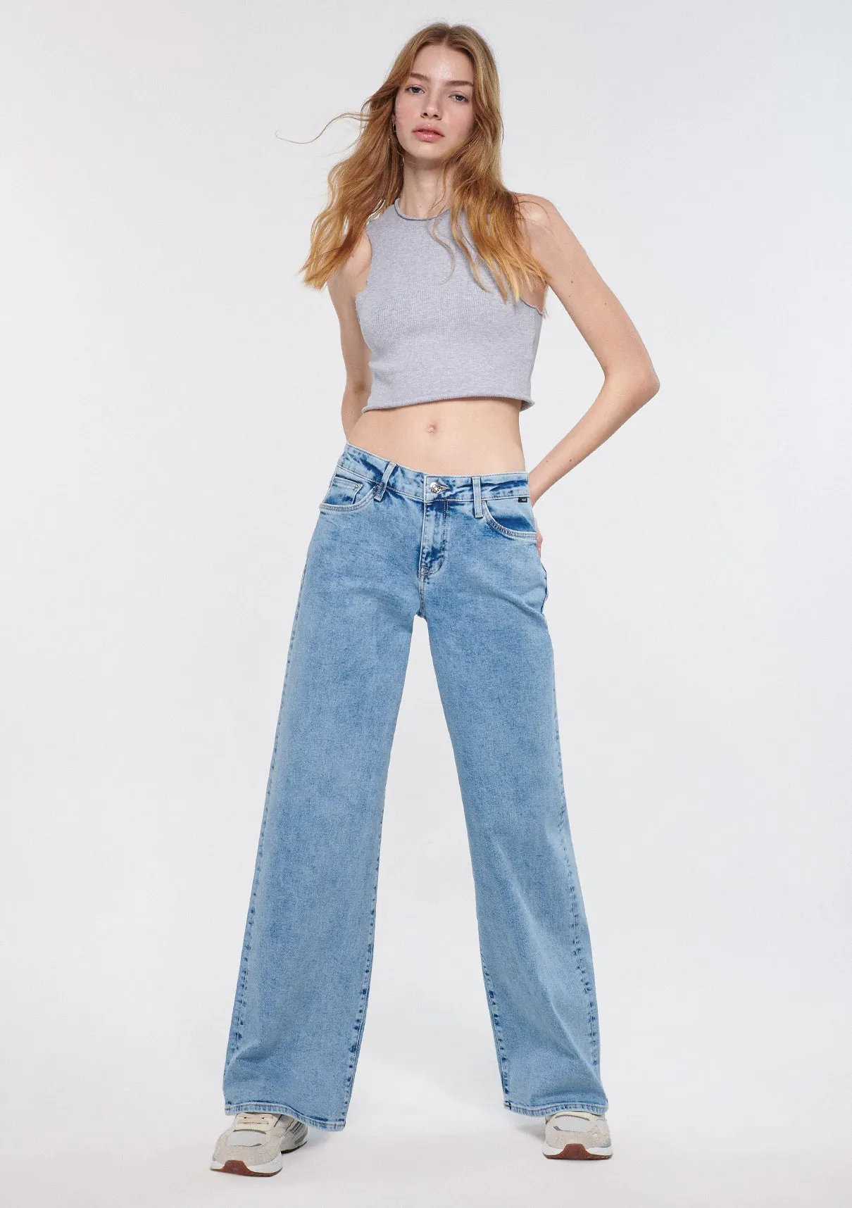 Deli Dolu Light Blue Everyday Vintage Jean Pants