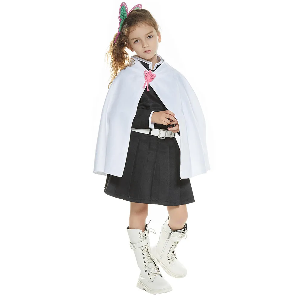 Demon Slayer Tsuyuri Kanawo Kids Children Uniform Outfit Halloween Carnival Suit Cosplay Costume
