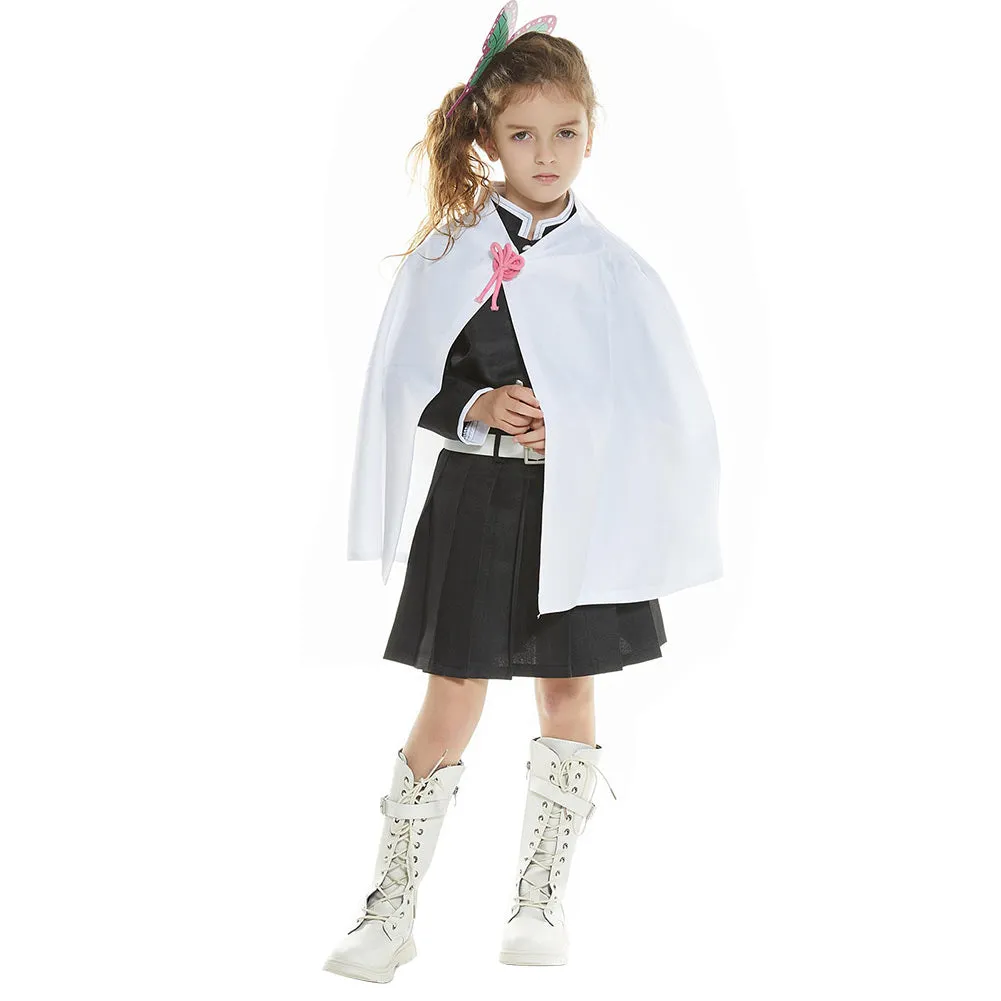 Demon Slayer Tsuyuri Kanawo Kids Children Uniform Outfit Halloween Carnival Suit Cosplay Costume