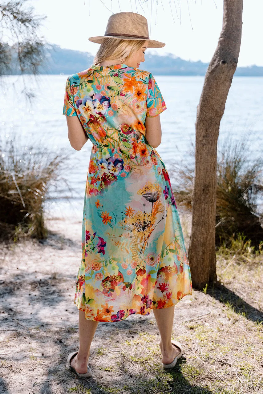 Desert Bloom Maxi Dress