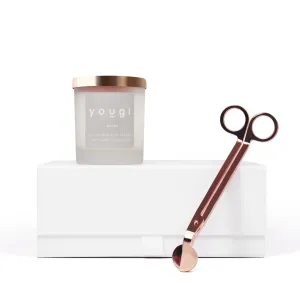 Detox Candle and Wick Trimmer Set