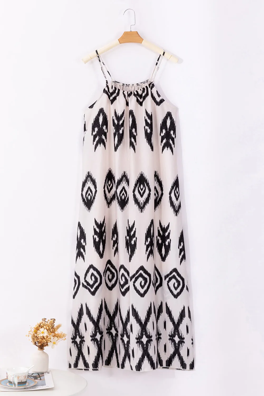 Devin Printed Spaghetti Strap Cami Dress