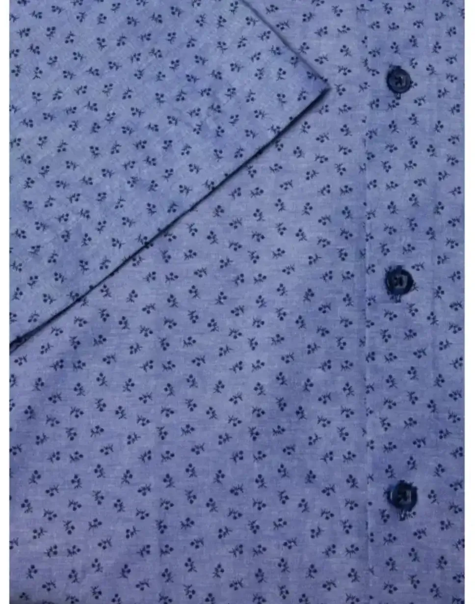 DG's Drifter Men's Short Sleeve Shirt 14631/27 Blue