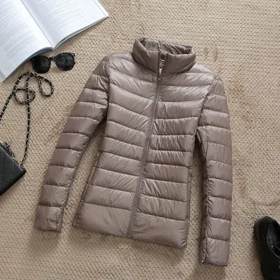 Dina: Packable Down Jacket with Zip & Pockets
