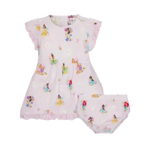 Disney Princess Modal Dress and Diaper Cover Set