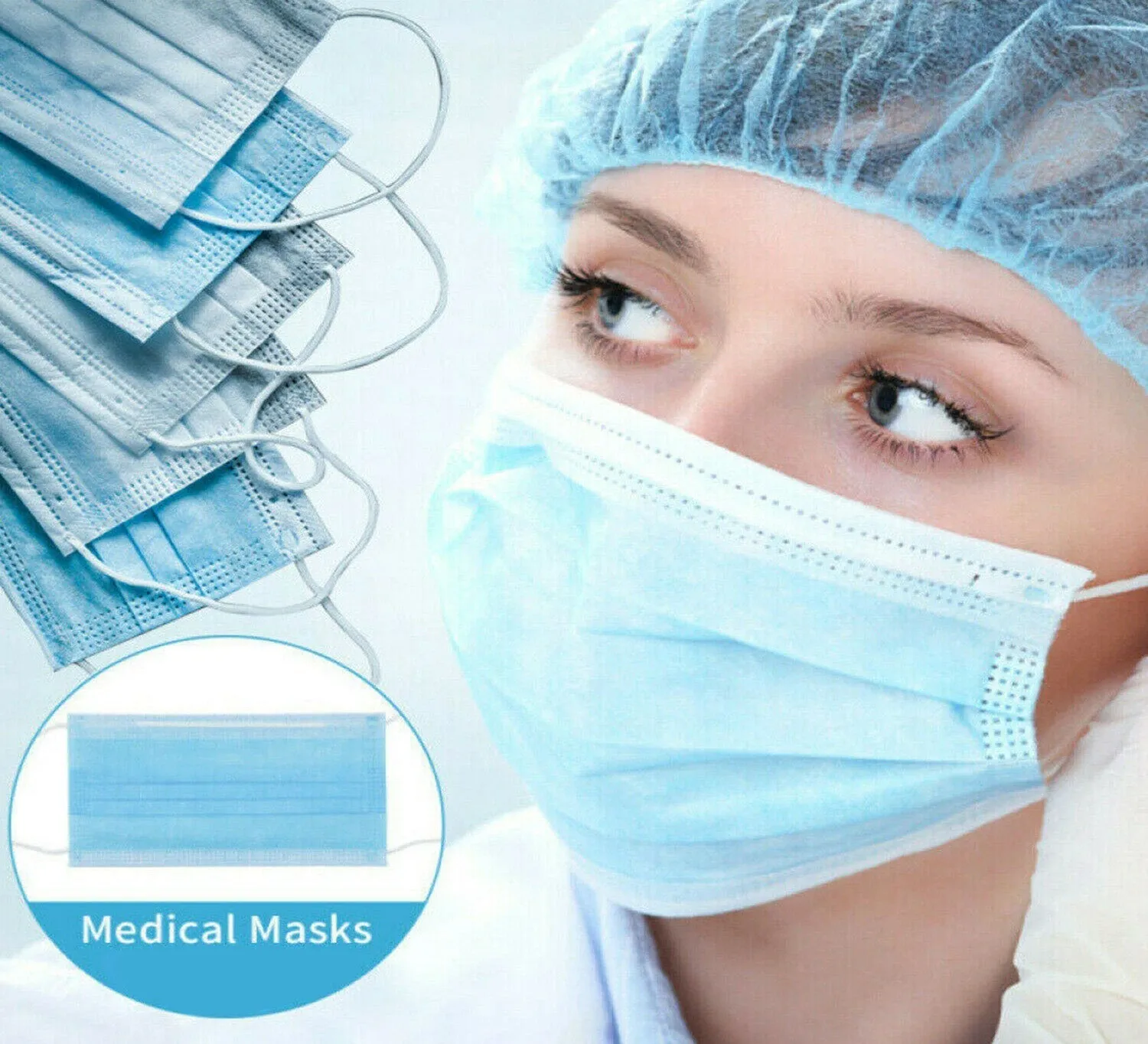 Disposable Face Mask 3 Layers 50PCS 100PCS