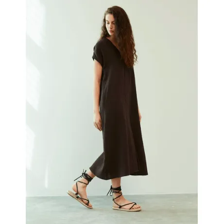 Downtown Cotton Column Dress