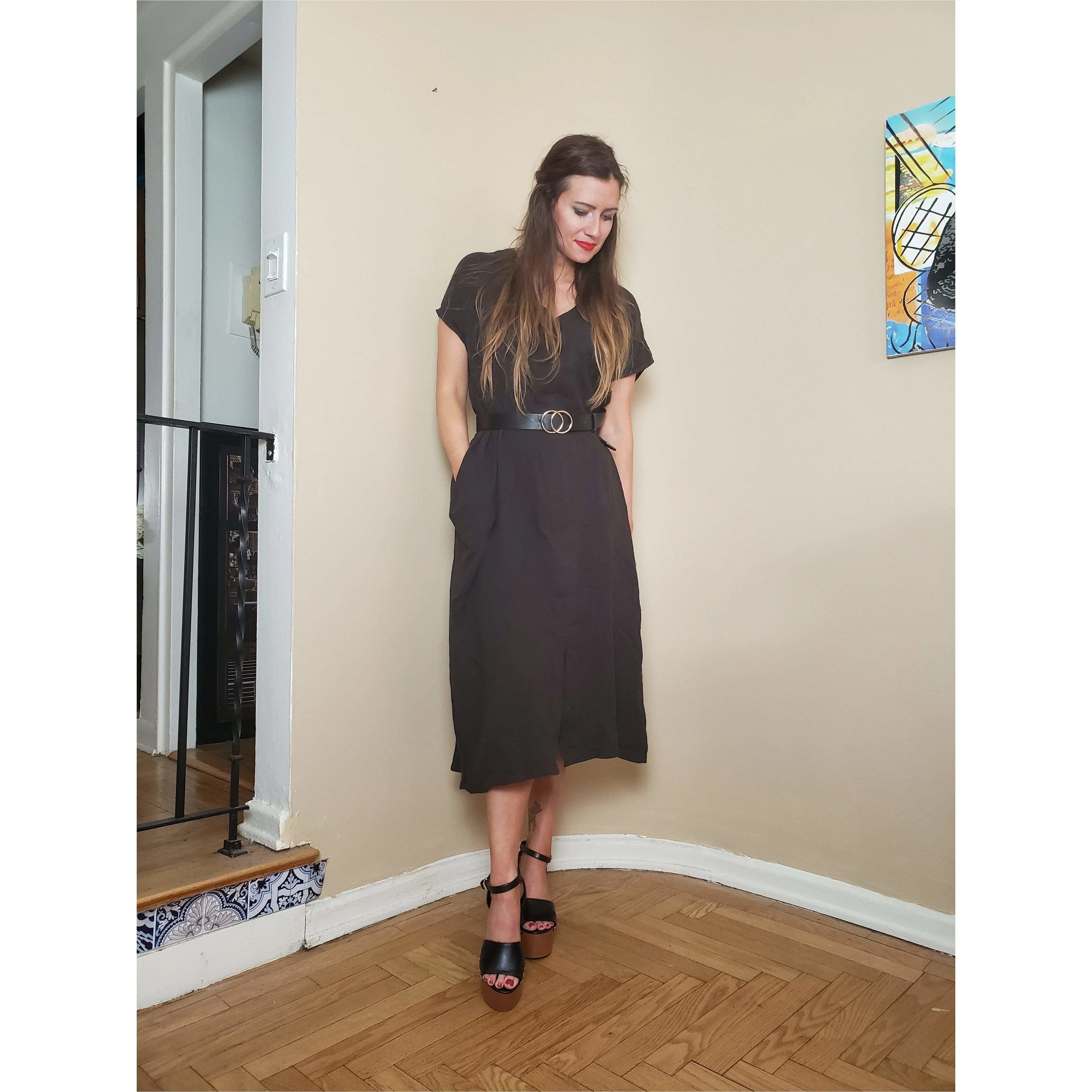 Downtown Cotton Column Dress
