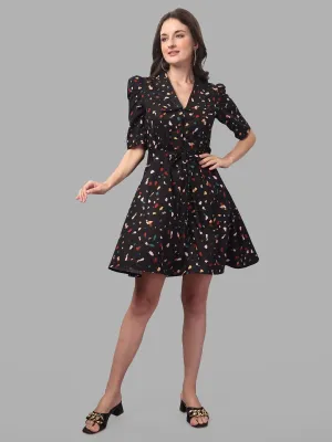 dresses for Women western wear Black