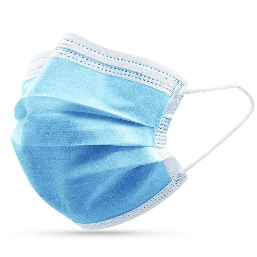 Earloop Face Mask 3 Layers 50PCS 100PCS