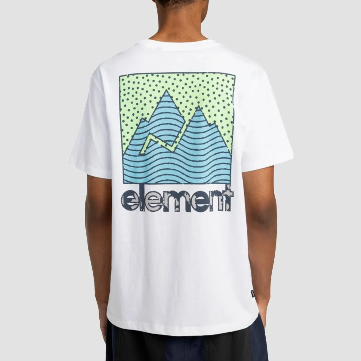 Element Joint Texture T-Shirt Optic White