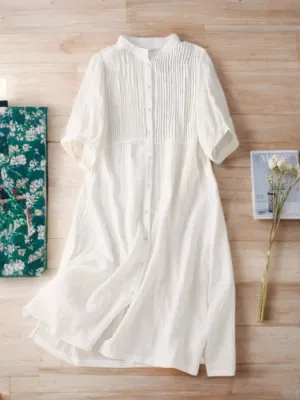 Elliot - Artistic retro pleated dress
