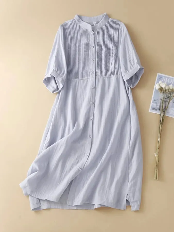 Elliot - Artistic retro pleated dress