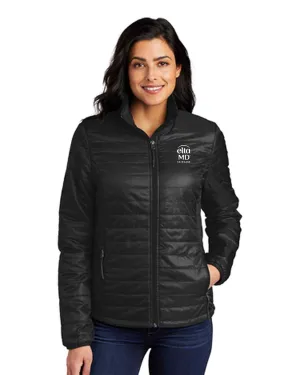 eltaMD Apparel - Port Authority Ladies Packable Puffy Jacket - L850