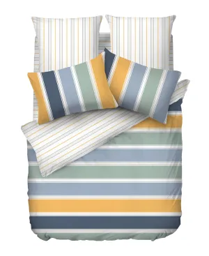 Esprit Alvar 100% Cotton Luster Sateen Fitted Sheet Set