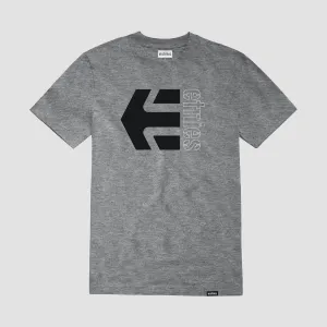 Etnies Corp Combo T-Shirt Grey/Black/White