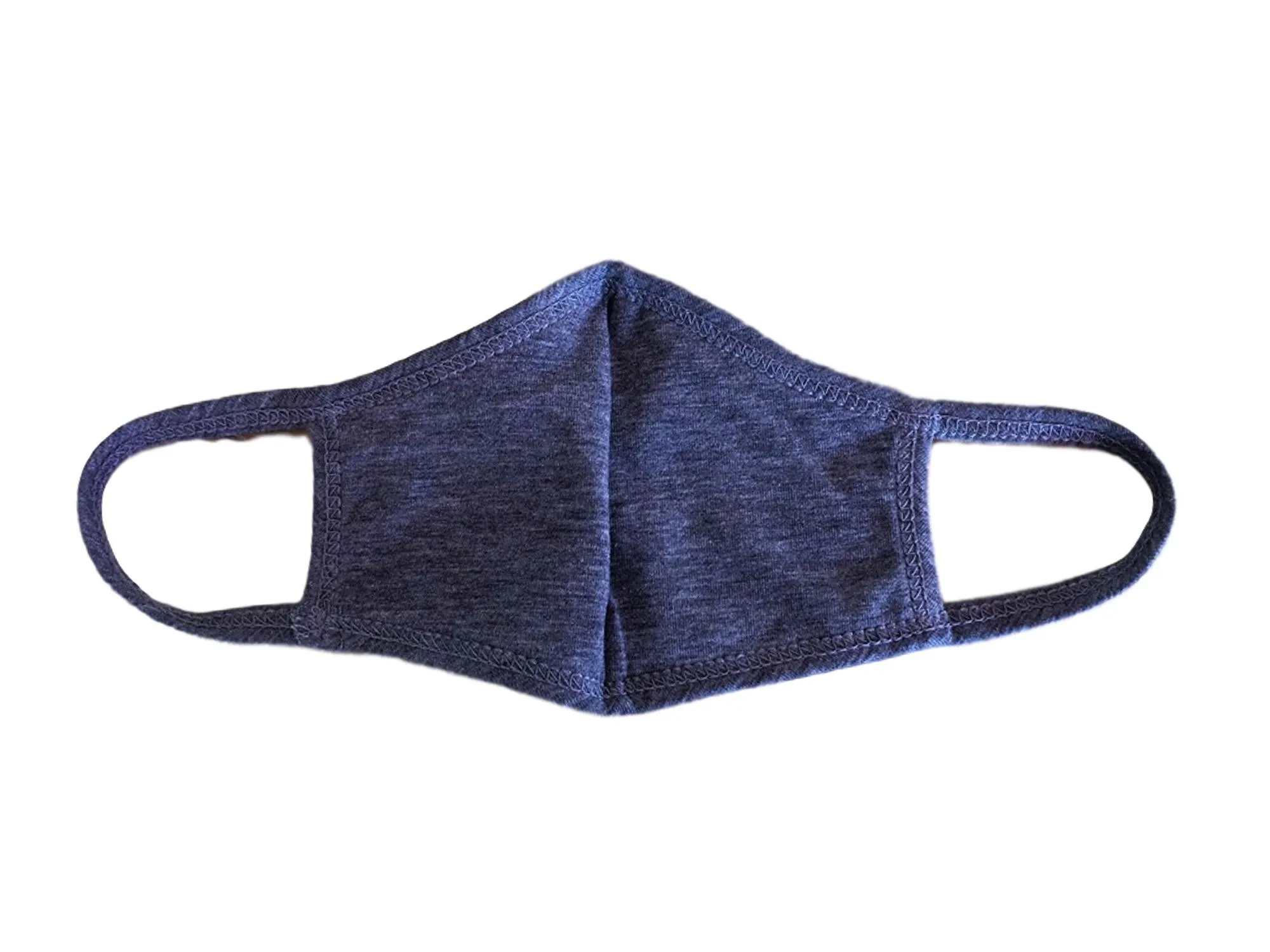 Face Mask, 100% Cotton, 2 layers, D. Grey, Washable, Reusable Mask, Youth Size