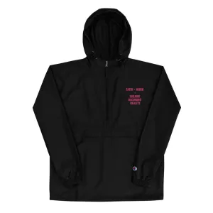Faith   Work Embroidered Champion Packable Jacket