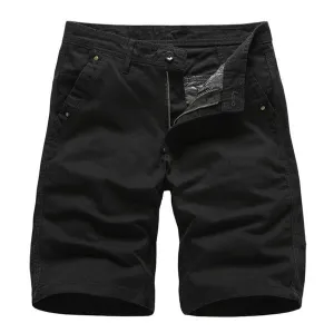 Fashion Solid Color Cotton Men's Shorts