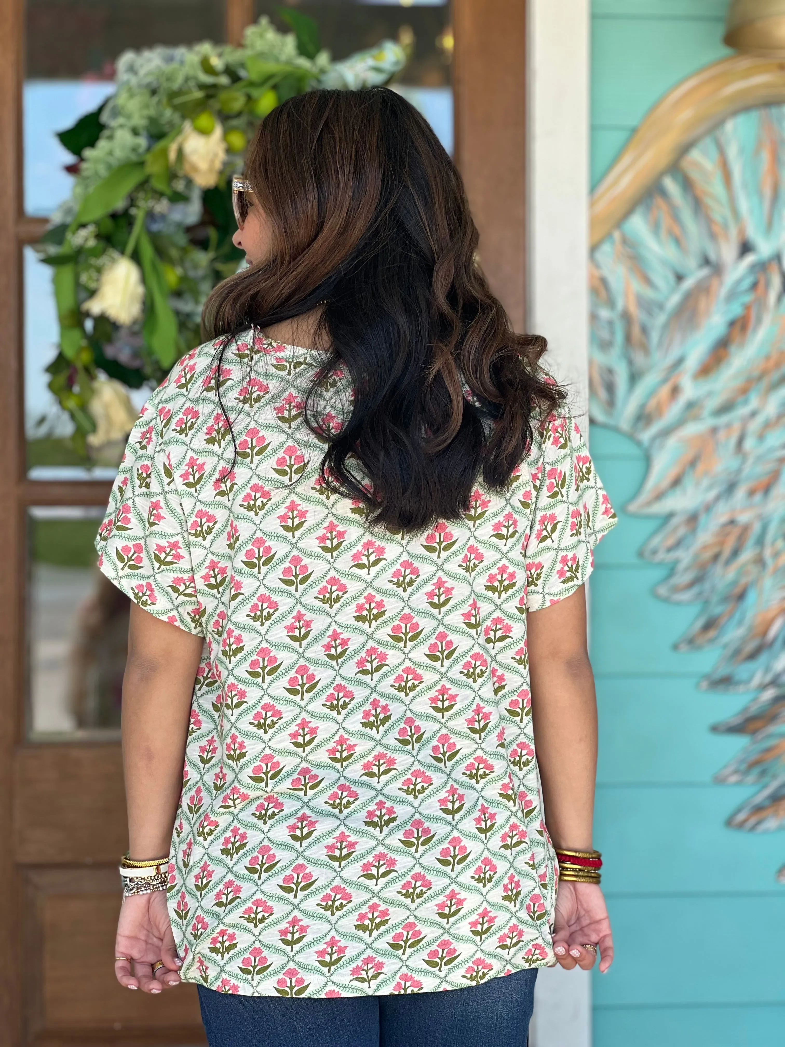 Flower Fields Basic Tee