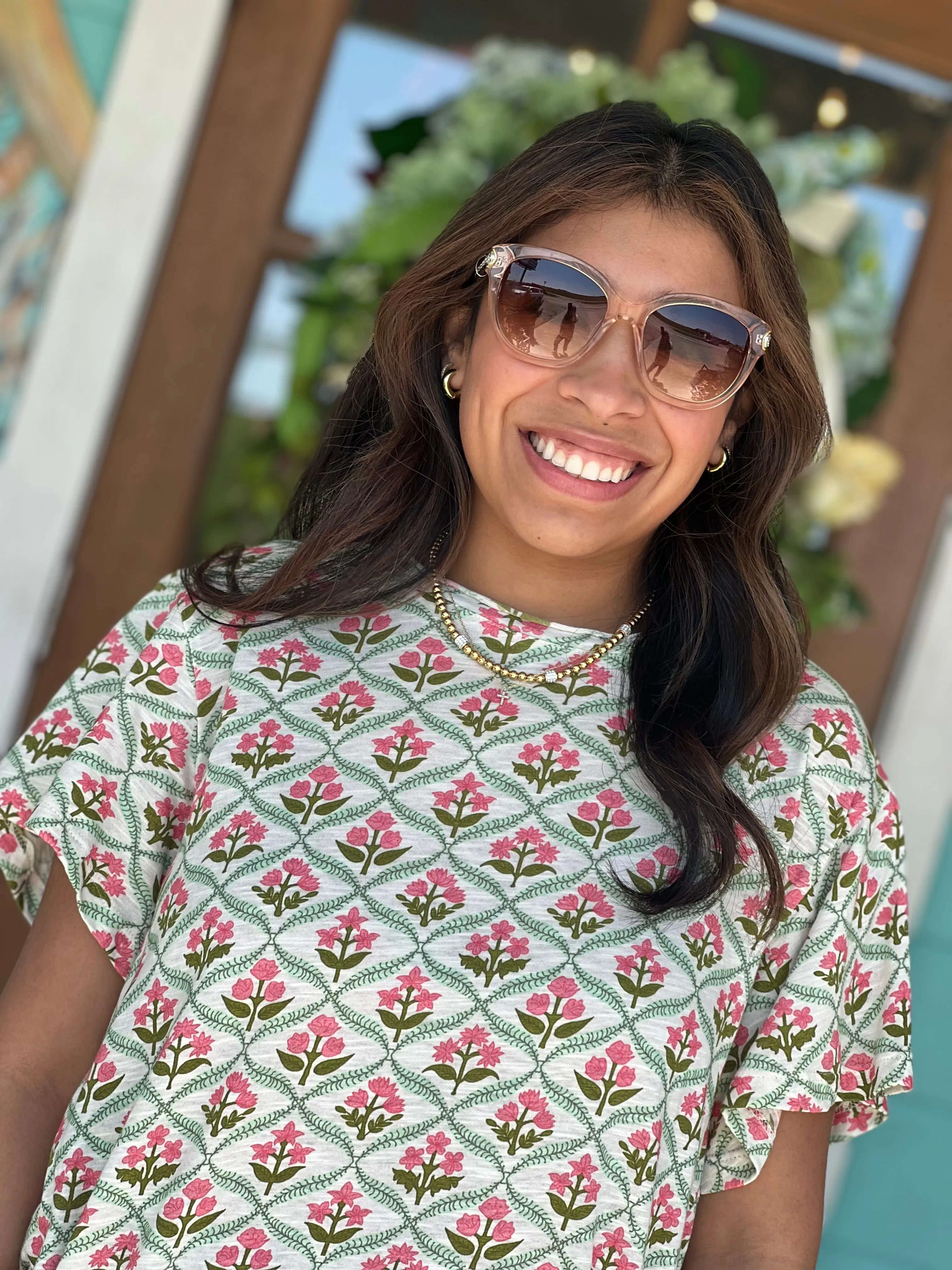 Flower Fields Basic Tee