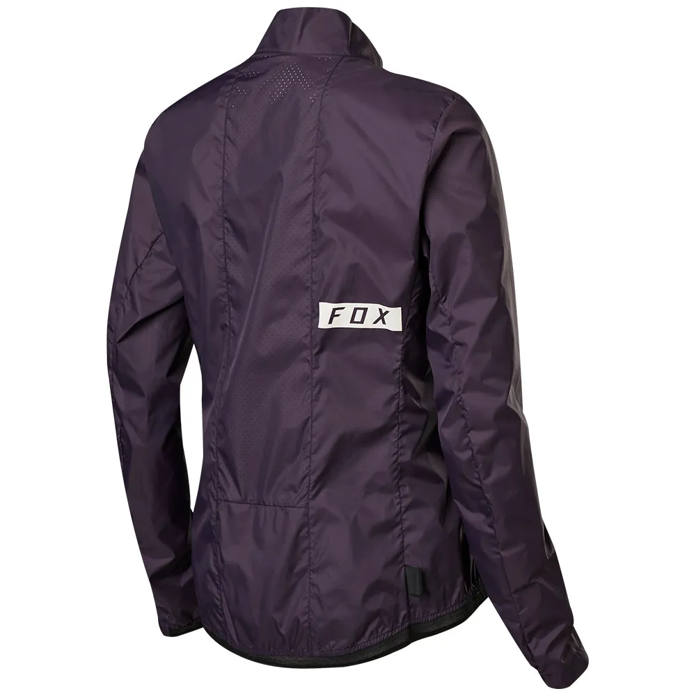 FOX WOMENS DEFEND WIND JACKET [DARK PURPLE]