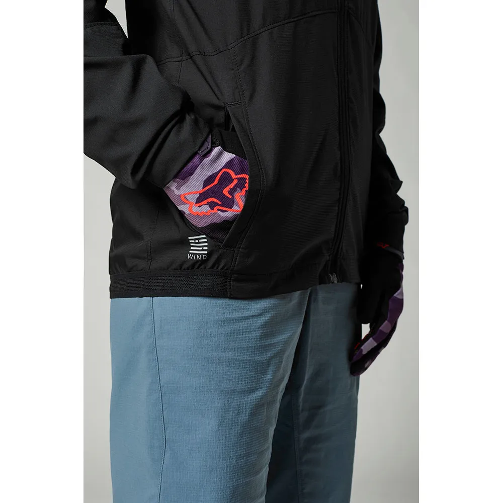 FOX WOMENS RANGER WIND JACKET [BLACK]