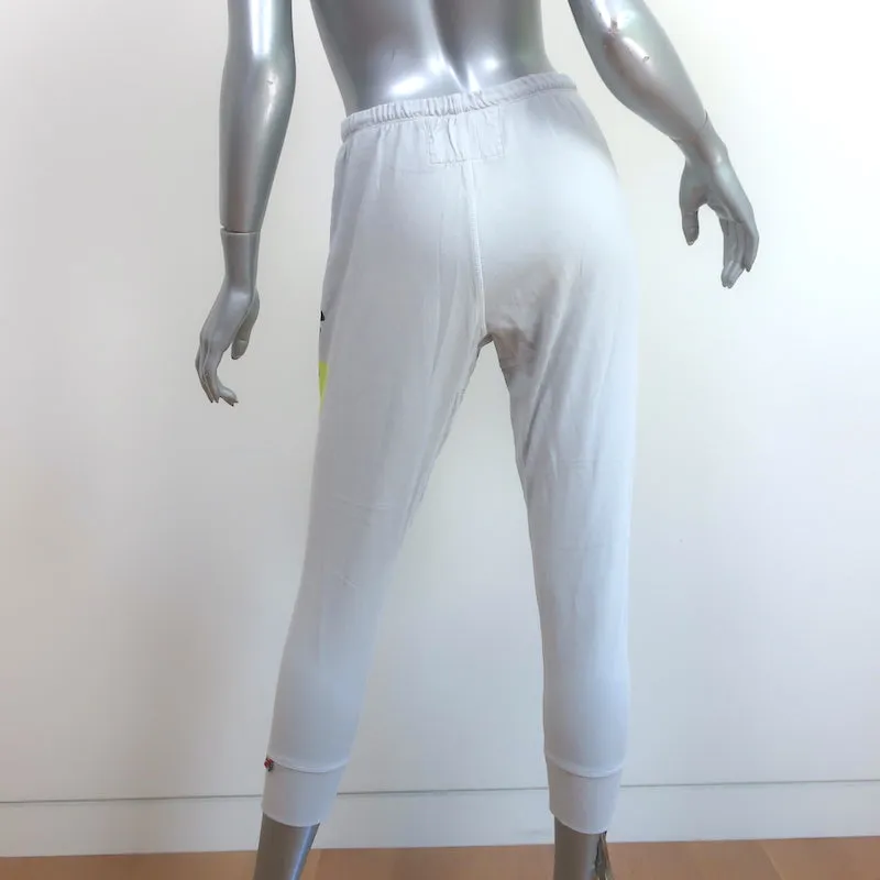 FREECITY 3/4 Sweatpants Light Gray Cotton Size Small