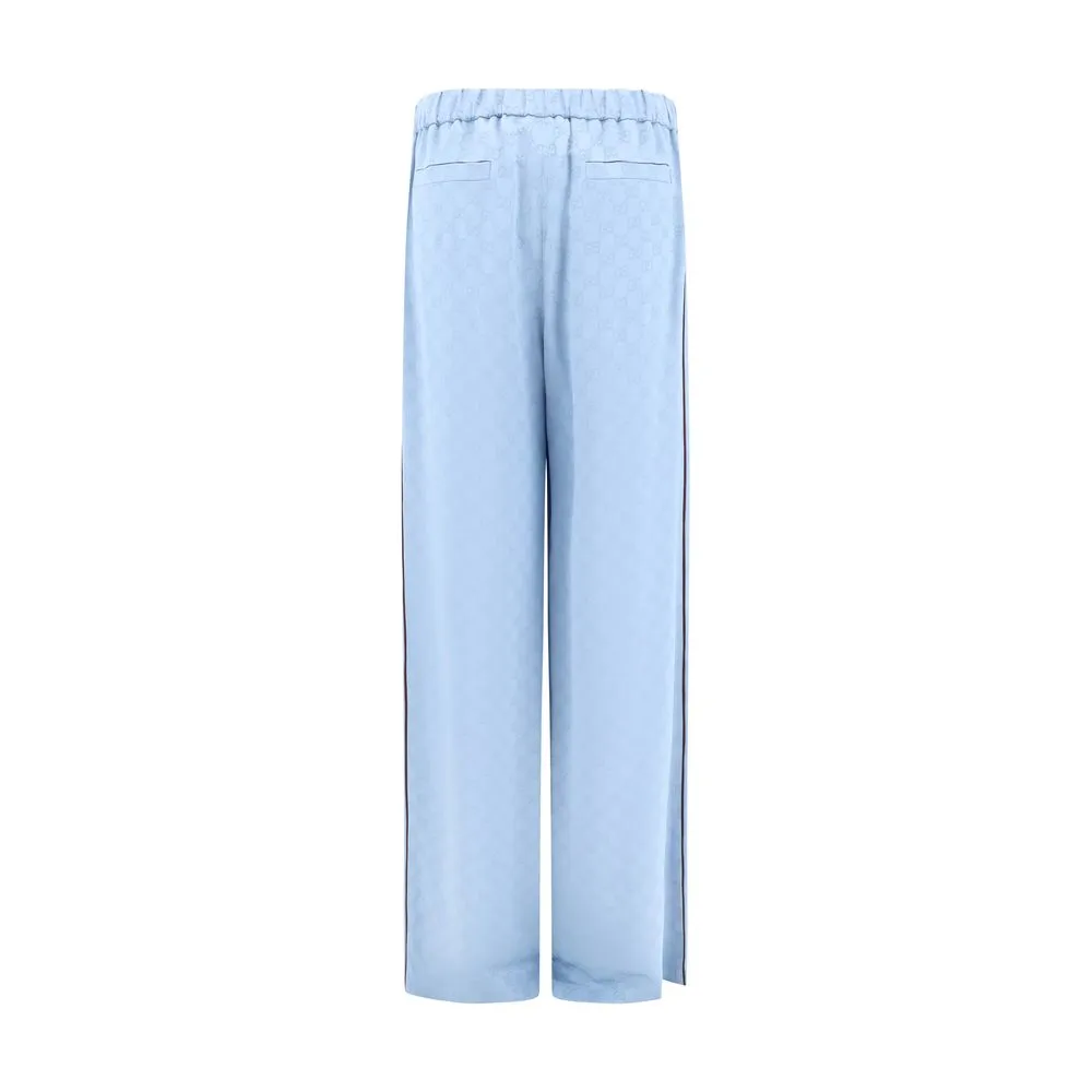 GG pattern satin Pants