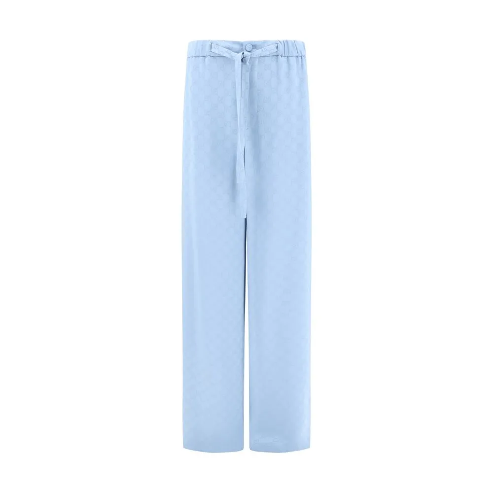 GG pattern satin Pants
