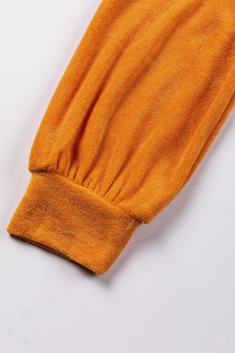 Ginger Colorblock Striped Sleeve Patchwork Drop Shoulder Top