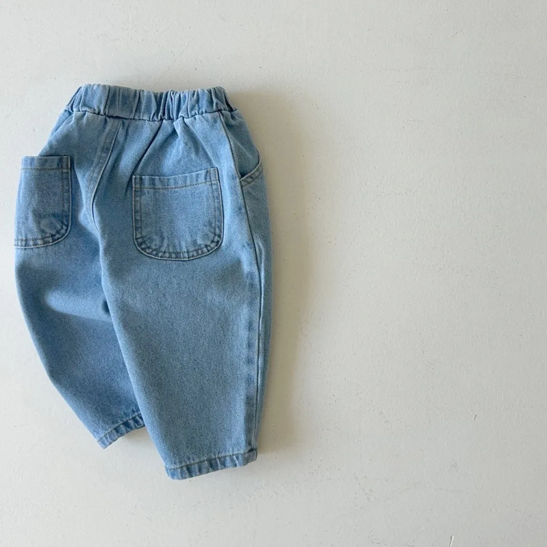 Girls & Boys Denim Pants - Light