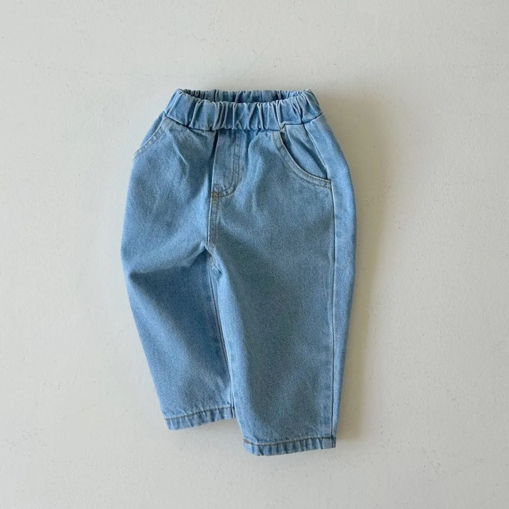 Girls & Boys Denim Pants - Light