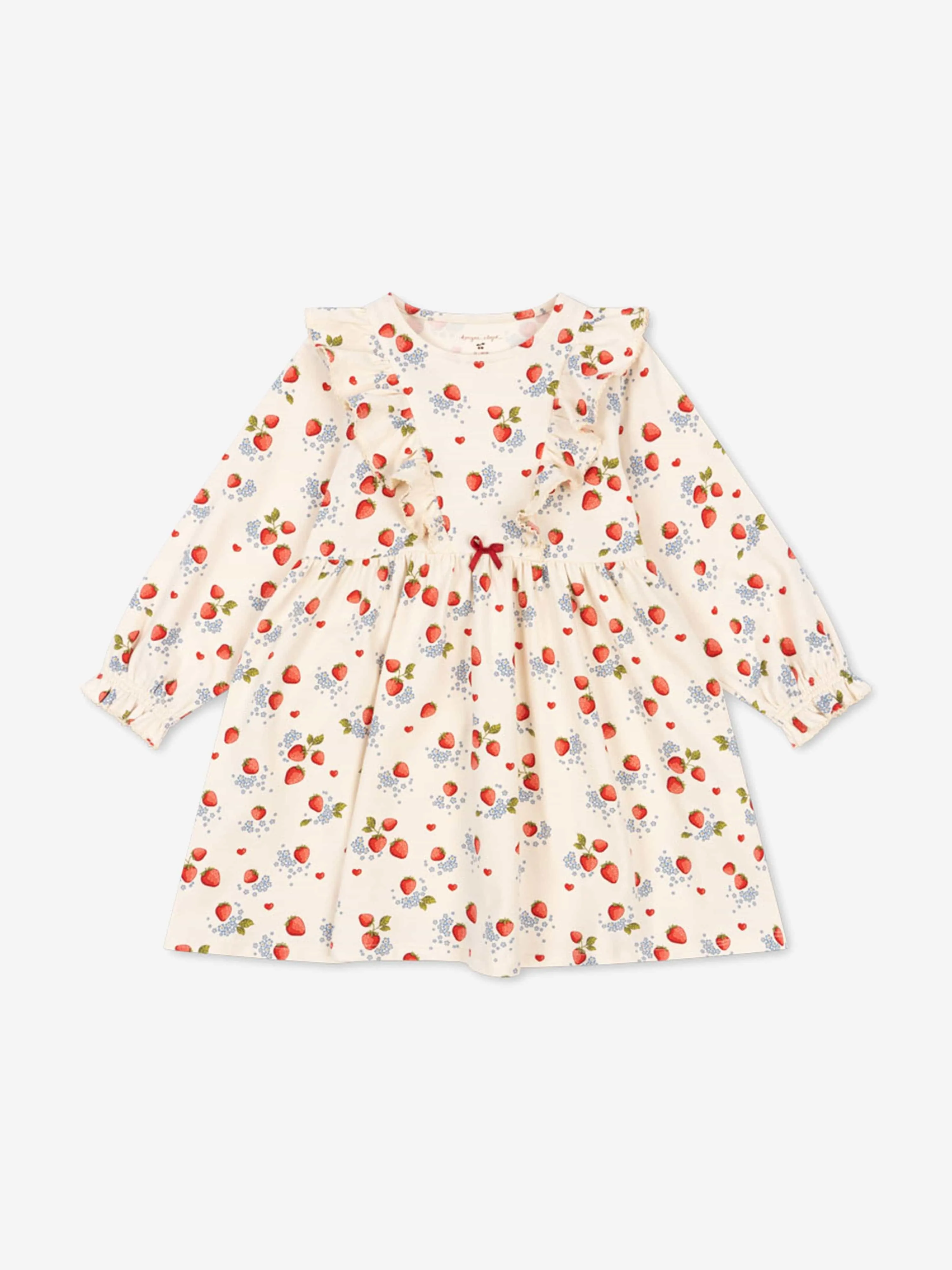 Girls Marmalade Basic Frill Dress in Ivory