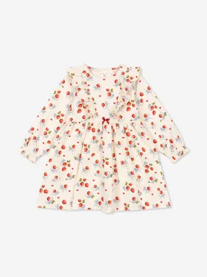 Girls Marmalade Basic Frill Dress in Ivory