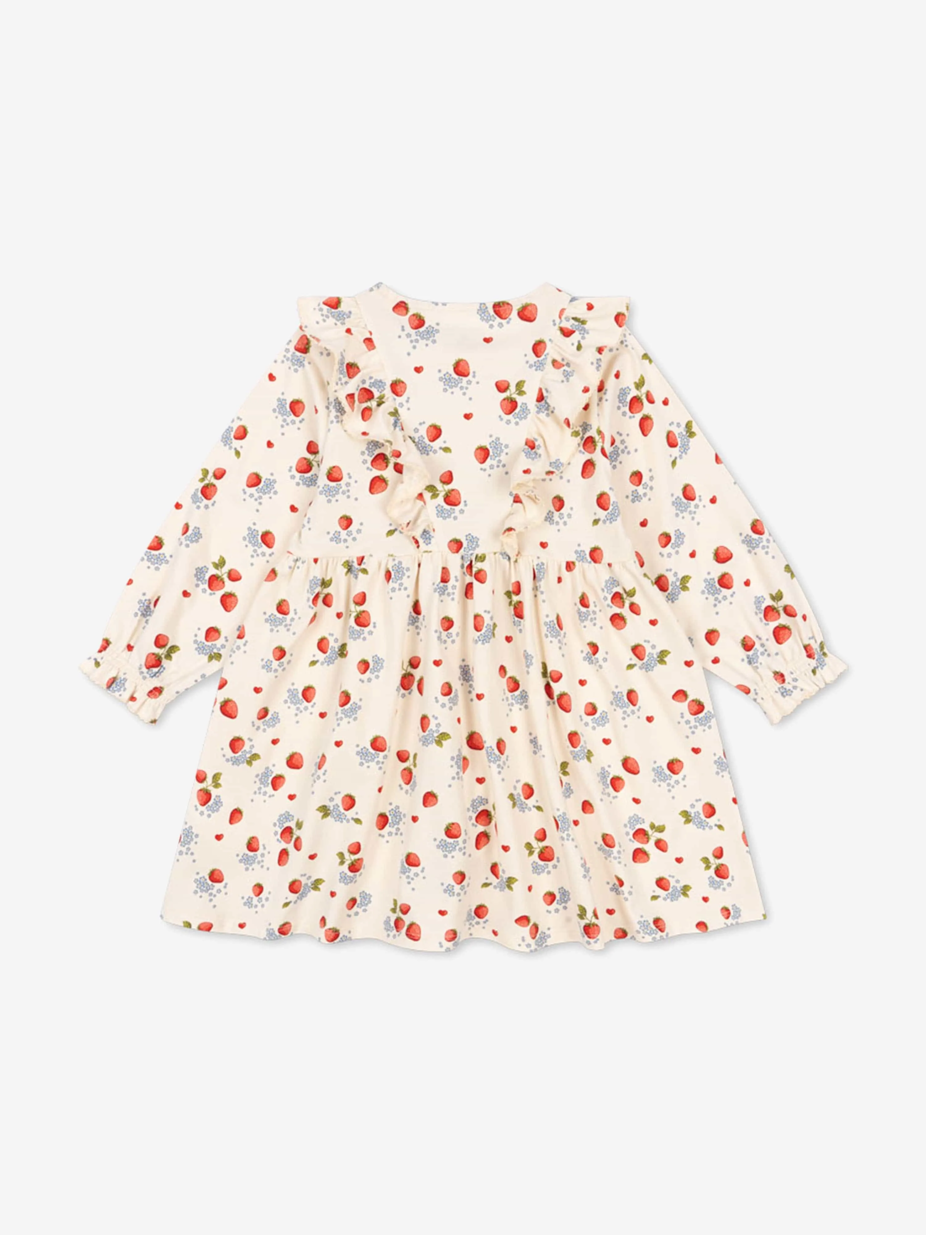 Girls Marmalade Basic Frill Dress in Ivory