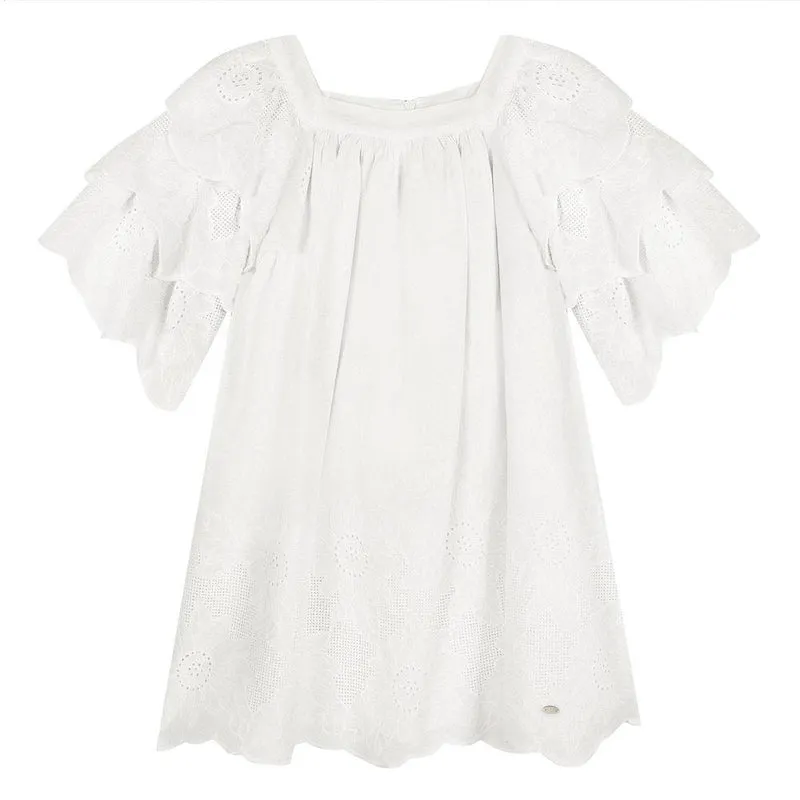 Girls Off White Dress