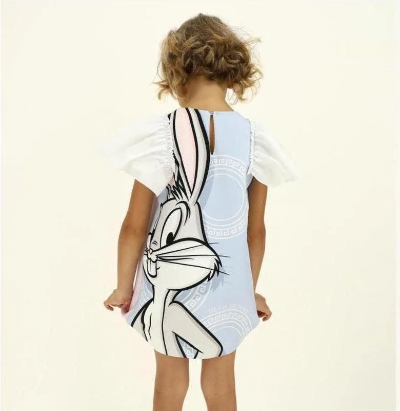 Girls Pink Lola & Bugs Bunny Dress