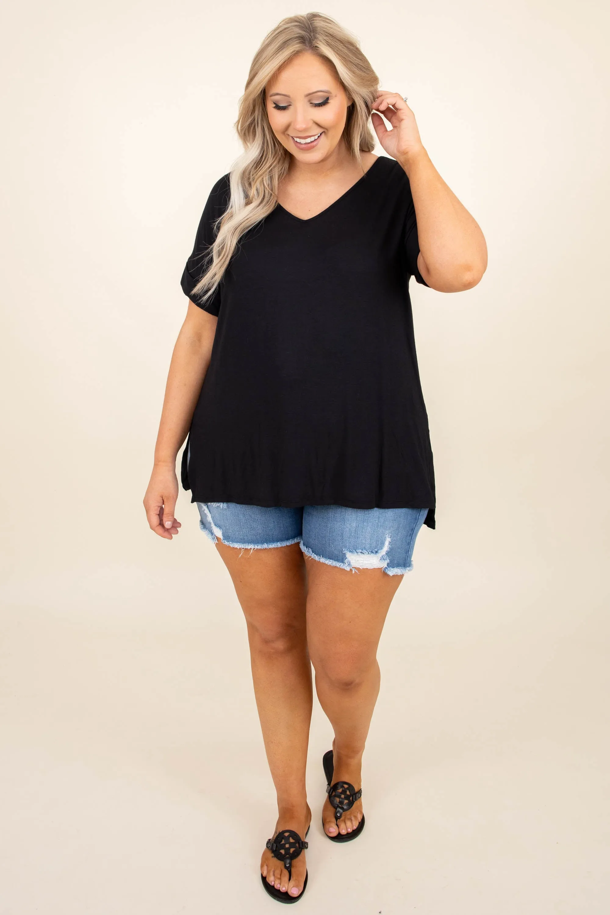Grand Appreciation Top, Black