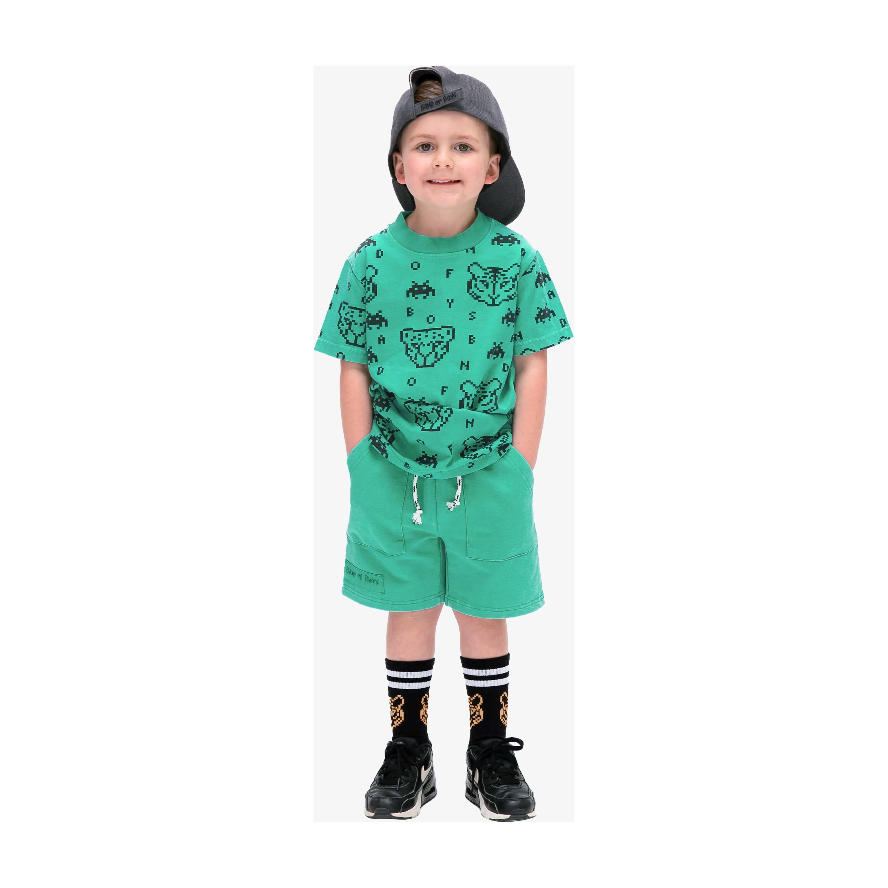 Green BOB Shorts