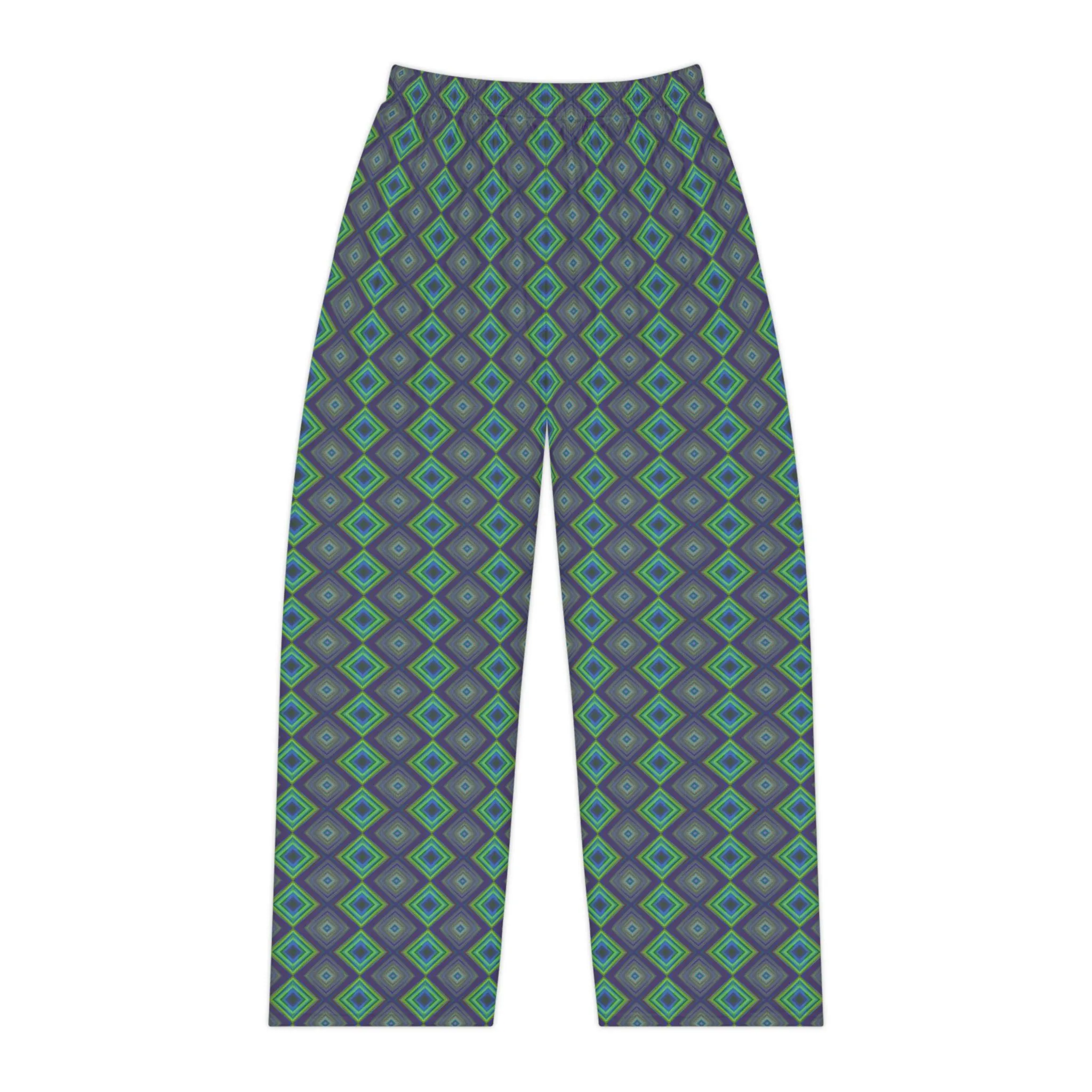 Green Diamond Pajama Pants