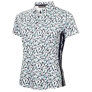 Green Lamb Odelle Printed Golf Polo Shirt